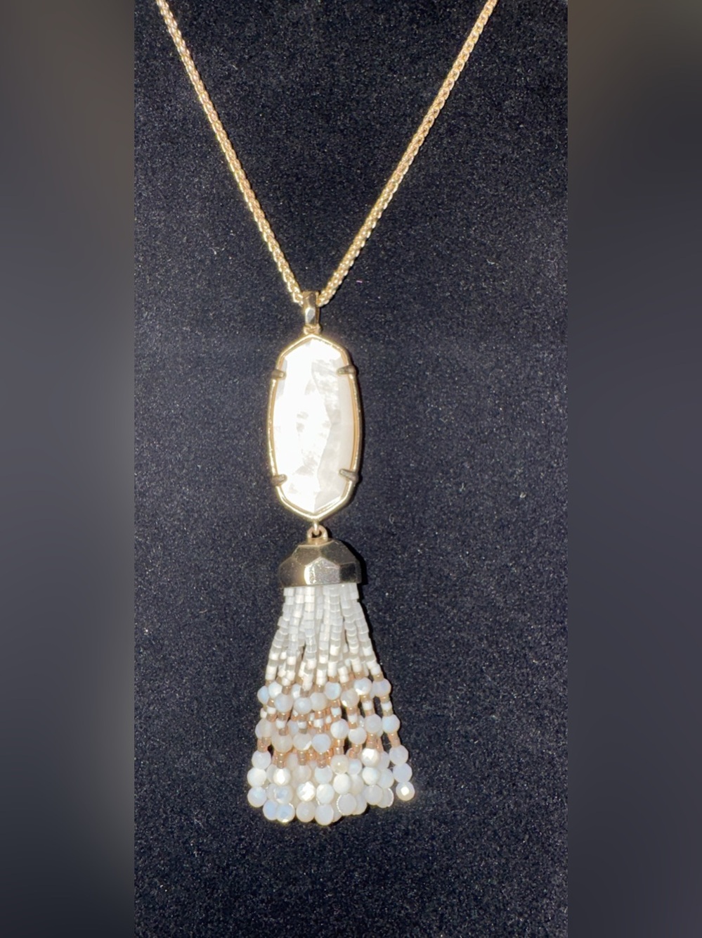 KENDRA SCOTT Eva long pendant necklace